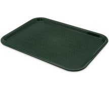 Carlisle CT121608 Cafe 12"x16" Fast Food Cafeteria Tray, Forest Green, Case of 12 