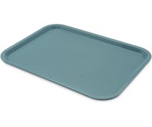 Carlisle CT121659 Cafe 12"x16" Fast Food Cafeteria Tray, Slate Blue, Case of 12 