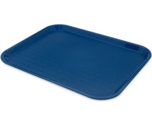 Carlisle CT141814 Cafe 14"x18" Fast Food Cafeteria Tray, Blue, Case of 12