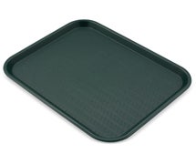 Carlisle CT141808 Cafe 14"x18" Fast Food Cafeteria Tray, Forest Green, Case of 12