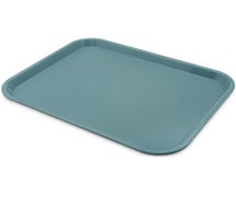 Carlisle CT141859 Cafe 14"x18" Fast Food Cafeteria Tray, Slate Blue, Case of 12