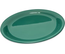 Durus Melamine Dinnerware - Narrow Rim Dinner Plate 9", Bright Green