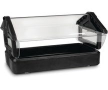 Six-Star Portable Food Bar - Tabletop Unit, 3 Full-Size Pan Capacity, Black
