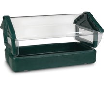 Six-Star Portable Food Bar - Tabletop Unit, 3 Full-Size Pan Capacity, Forest Green