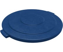 Carlisle 84102114 Bronco Trash Can Lid for 20-Gallon Round Containers, Blue