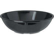 Carlisle Dallas Ware 4352103 Melamine Nappie Bowl, 14 oz.., 5.45" Diameter, Black