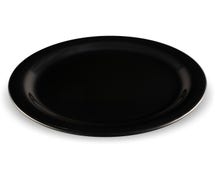 Carlisle Dallas Ware 4350103 Melamine Dinner Plate, 9" Diameter, Black