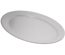 Dallasware Oval Platter, 12"Wx8-1/2"D, White