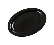 Kingline 12"x9" Oval Platter, Black