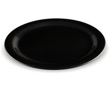 Dayton Dinner Plate, 9" Diam., Black