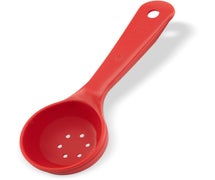 Carlisle 496205 - High Heat Measure Miser Spoon/Food Portioner - 2 oz., Red