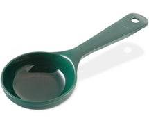 Carlisle 492808 - High Heat Measure Miser Spoon/Food Portioner - 4 oz., Green