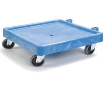 Carlisle C223614 Plastic Rack Dolly without Handle, Blue