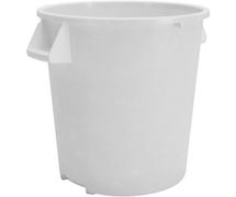 Carlisle 84103202 - Bronco Round Waste Container - 32 Gallon Capacity, White