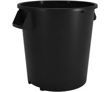 Carlisle 84103203 Bronco 32-Gallon Round Waste Container, Black