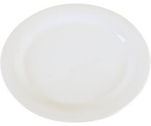 Carlisle 3300202 - Sierrus Melamine Round 10-1/2"Diam. Narrow Rim Plate, White