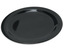 Carlisle 3300602 - Sierrus Melamine Round 7-1/4"Diam. Narrow Rim Salad Plate, Black
