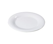Carlisle 3301002 - Sierrus Melamine Round 10-1/2"Diam. Wide Rim Plate, White