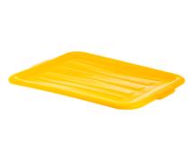 Carlisle N4401204 Comfort Curve Tote Box Universal Lid, Yellow, Per Dozen