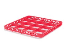 Carlisle RE16C05 OptiClean 16 Compartment Divided Glass Rack Extender 19.75" x 19.75" x 1.78", Red