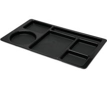 Carlisle 61503 Omni-Directional Space Saver Tray, Black, 24/CS