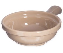 Carlisle 7006 - Handled Soup Bowl - 8 oz. Capacity - 4-5/8 Diam. - Case of 2 Dozen, Stone