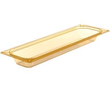 Carlisle StorPlus High Heat Food Pan, 2-1/2" Deep, 1/2 Long Size, Amber