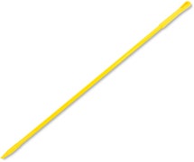Carlisle 40225 Sparta Fiberglass Mop or Broom Handle, Self Locking Flex-Tip, Yellow