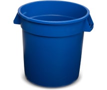 Carlisle 84103214 Bronco Round Waste Container 32 Gallon, Blue