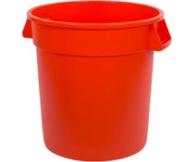 Carlisle 84103224 Bronco Round Waste Container 32 Gallon, Orange