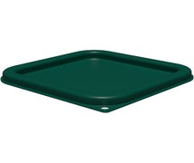 Carlisle 1197008 StorPlus Square Container Lid, 2-4 Qt, Dark Green