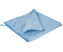 Carlisle 3633402 Terry Microfiber Cleaning Cloth 16" x 16", DZ of 1/DZ, Blue
