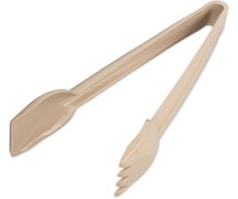 Carlisle 46060 - 6" Carly Salad Tongs - Plastic, Beige