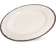 Carlisle Mingle 5400153 Melamine Dinner Plate, 11" Diameter, Sweet Cream