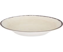 Carlisle Mingle 5400353 Melamine Rimmed Soup Bowl, 28.5 oz.., 9" Diameter, Sweet Cream