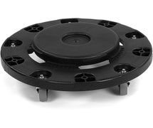 Carlisle 3691003 Flo-Pac Round Container Dolly with Replaceable Casters