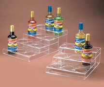 Cal-Mil P-296 Flavored Syrup Bottle Organizer, 3 Tiers, Clear