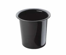 Melamine Crocks for Flatware/Condiment Displays 273-180 and 273-182, Black