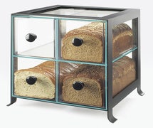 Four Compartment Bread Case - 14"Wx13"Dx14-1/4"H