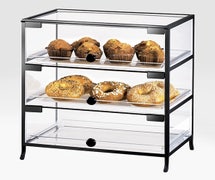 Bakery Display Case - Three Shelves,  Straight Front, 19"Wx15"Dx21-1/4"H