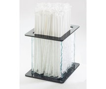 Faux Glass Straw Holder