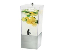 Cal-Mil 3324-3-55 Stainless Base Beverage Dispenser - 3 Gallon