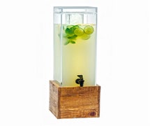 Cal-Mil 1527-3-99 - Beverage Dispenser - Madera Collection - 3 Gallon Capacity - Reclaimed Wood Base