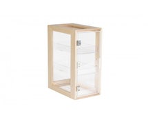 Cal-Mil 1204-71 - Bread Display Case - 3-Tier -  Blonde, Maple Wood Trim - Clear Acrylic