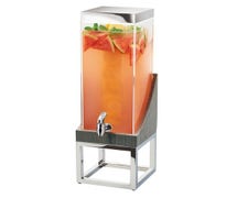 Cal-Mil 3804-3INF-83 Ashwood 3-Gallon Square Infusion Dispenser, Acrylic Construction