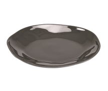 Cal-Mil 22304-7-101 Marin Melamine Plate, 6-1/2" Diam., Dark Grey