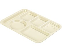 Carlisle P61425 Left-Hand 6-Compartment Tray , DZ of 2/CS