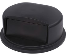 Carlisle 34103403 Bronco Dome Lid for 32-Gallon Round Trash Containers, Black