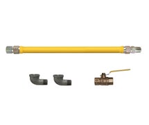 Dormont 1675 - Safety Quik Quick Disconnect-Valve Combo 48" Hose with 3/4" Inside Diam., Snap Fast