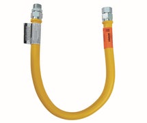 Dormont 1650NPFS48 1/2 IN ID FNPT x 1/2 IN ID MNPT, Stationary Gas Connector, PVC Coated, 48 IN Length
